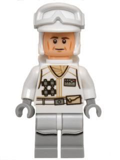LEGO Minifigure -- Hoth Rebel Trooper White Uniform 1-Star Wars / Star Wars Episode 4/5/6 -- SW0678 -- Creative Brick Builders